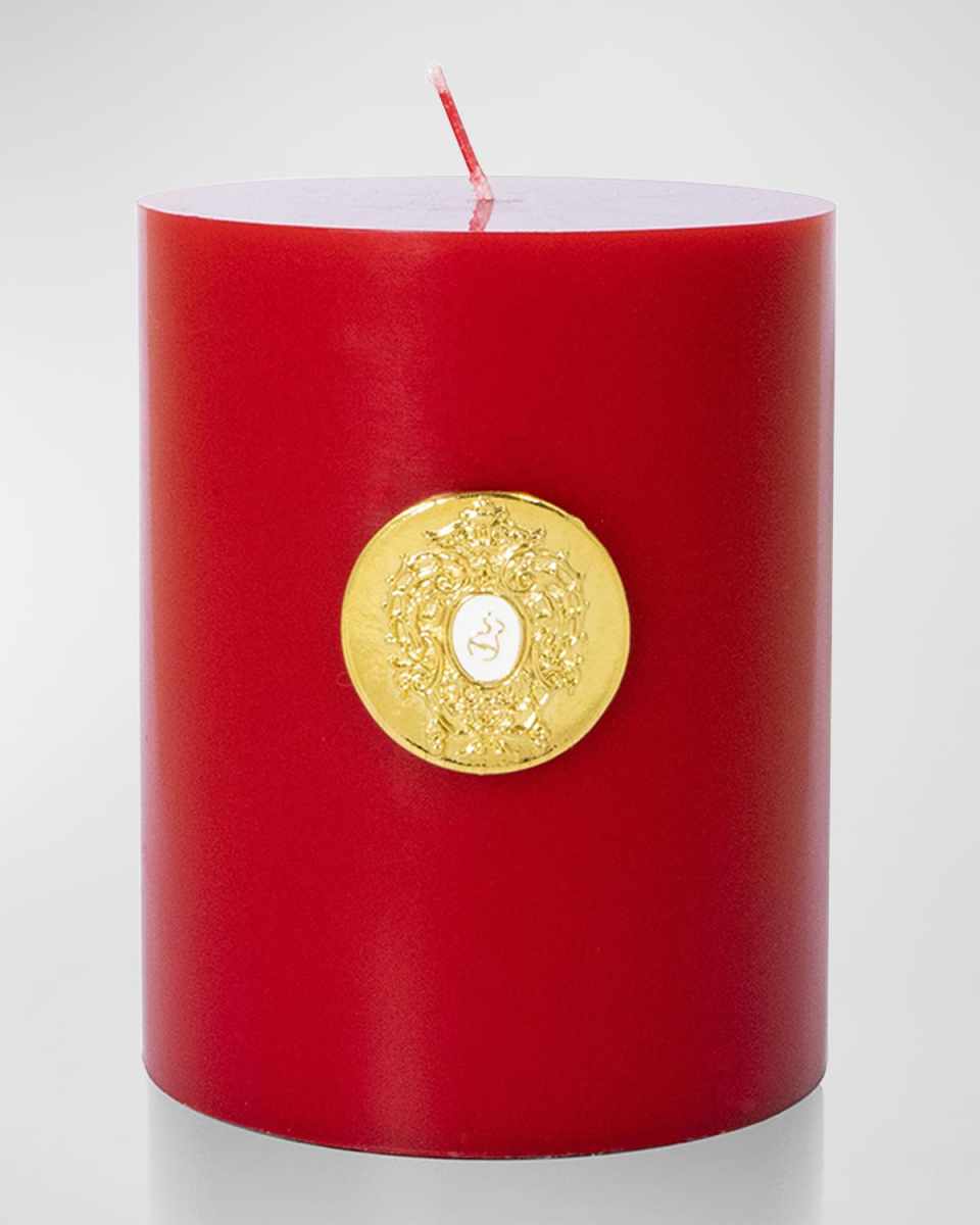 31.74 oz. Tempel Red Cylindrical Candle
