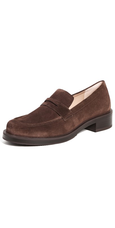 Stuart Weitzman Palmer Bold Loafers Hickory
