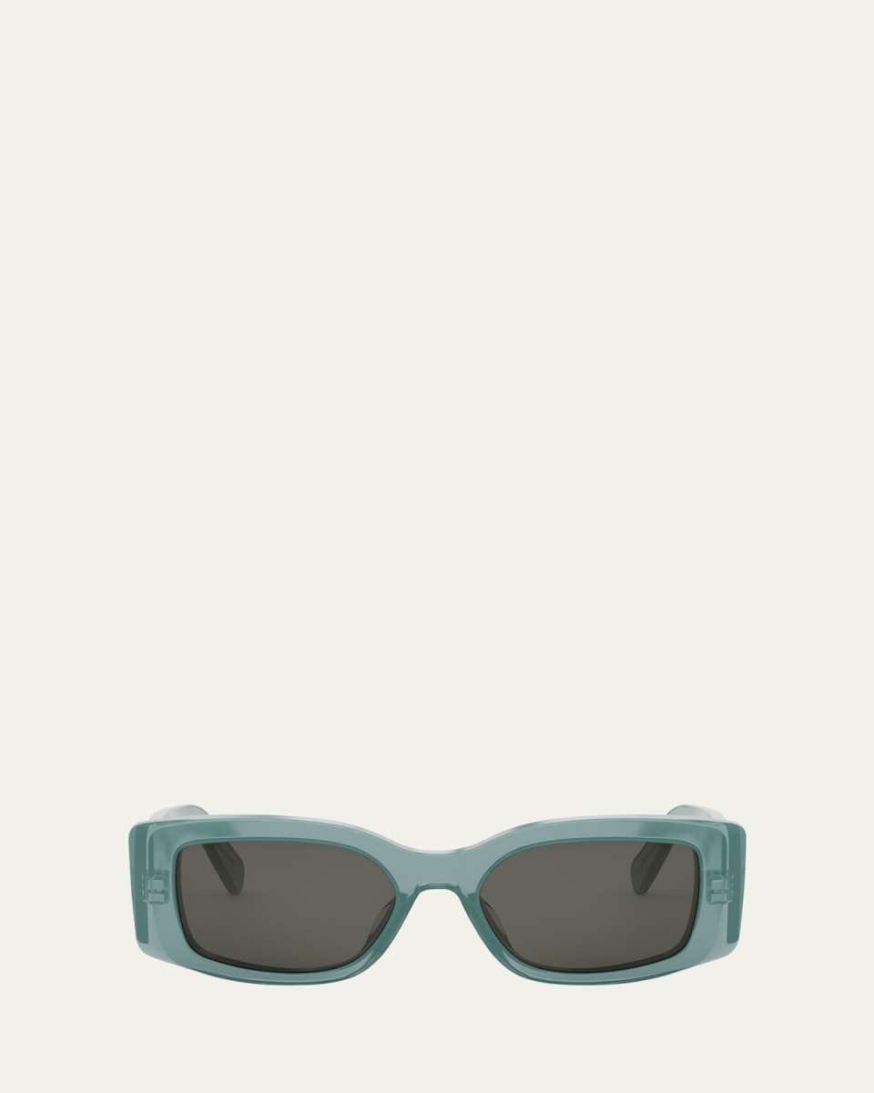 Triomphe Acetate Rectangle Sunglasses