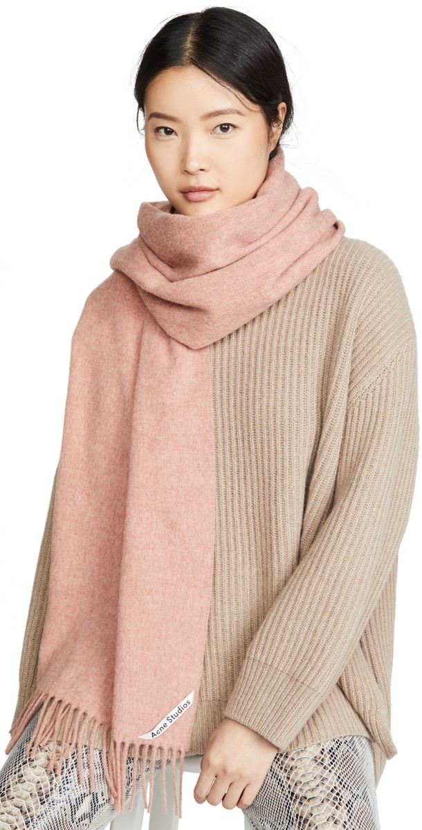 Acne Studios Canada New Scarf Rose Melang