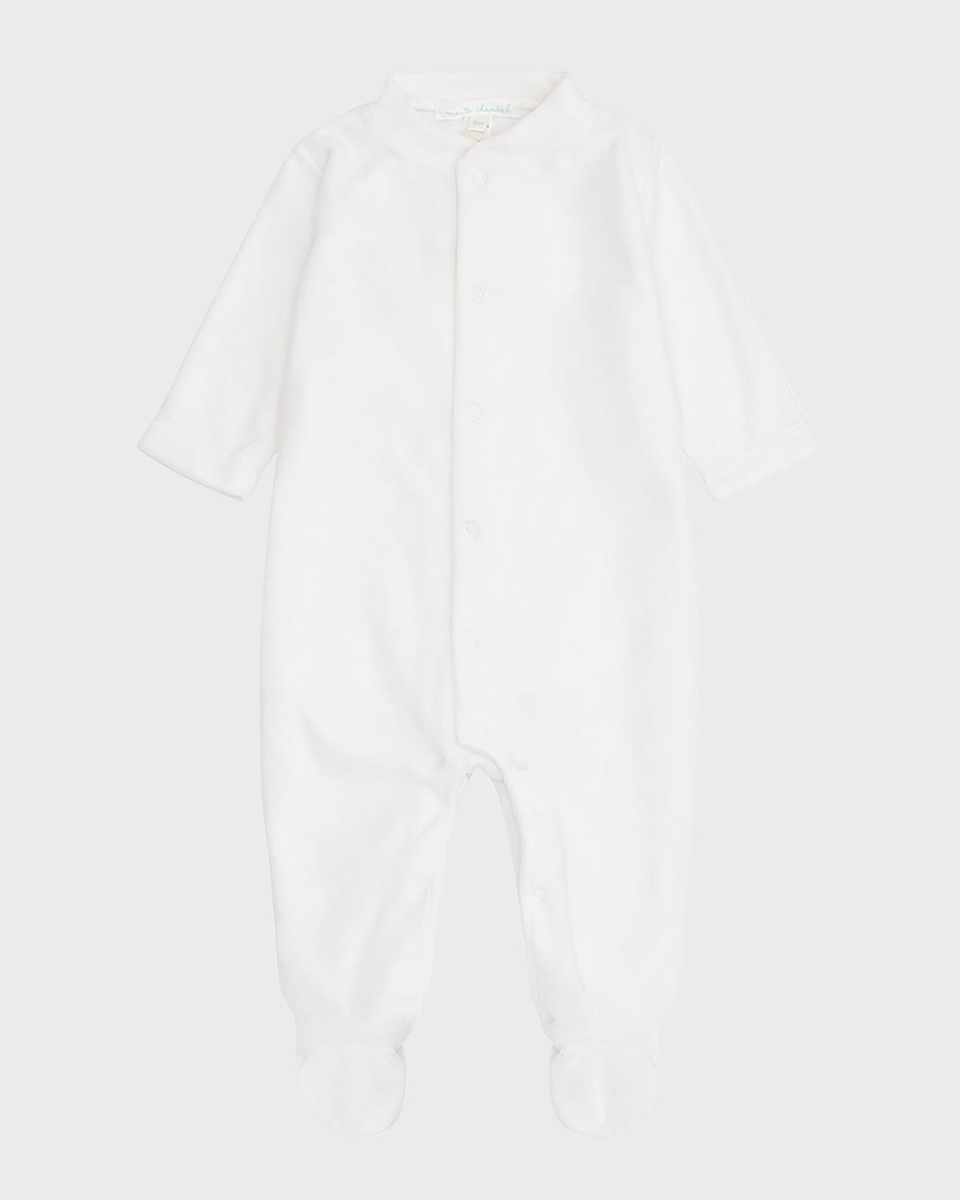 Kid's Velour Angel Wing Sleepsuit, Newborn-