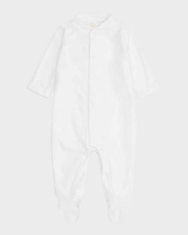 Kid's Velour Angel Wing Sleepsuit, Newborn-