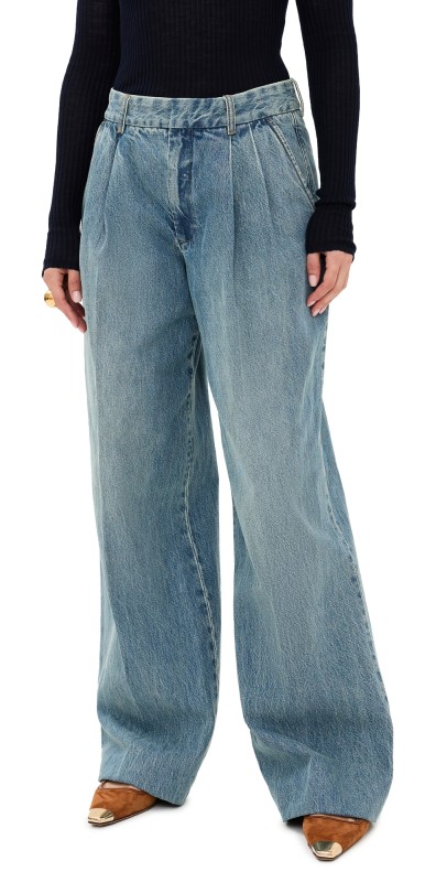 Zimmermann Illustration Denim Pants Neptune