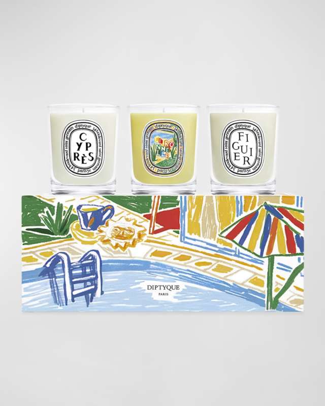 Set of Three Candles, 3 x 70g
