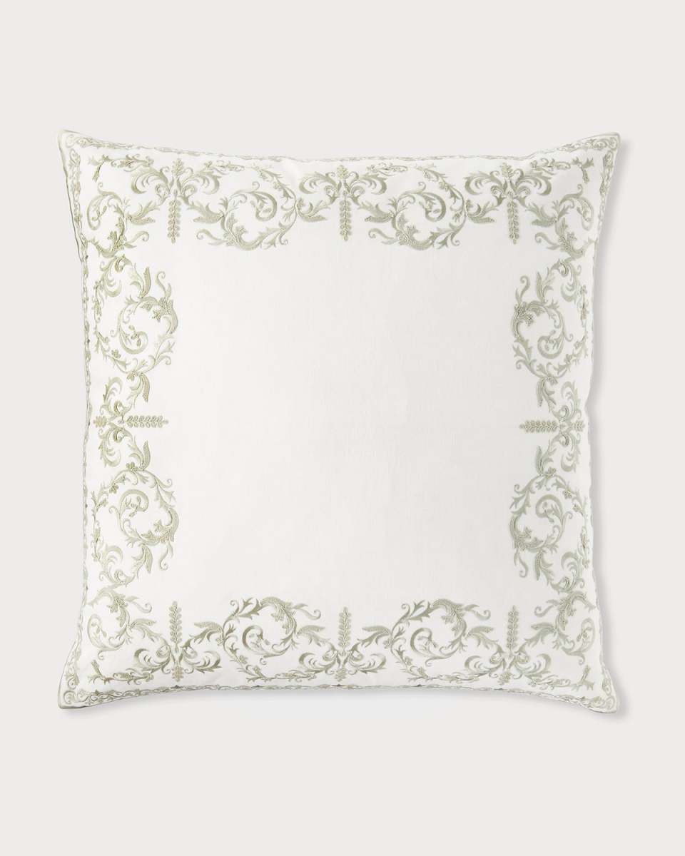 Carducci Scroll Border Euro Sham, 26"Sq.