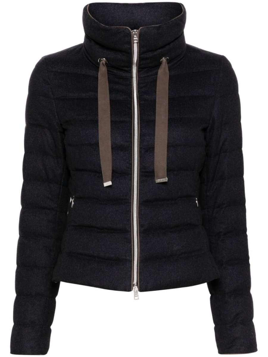 stand-up collar padded jacket