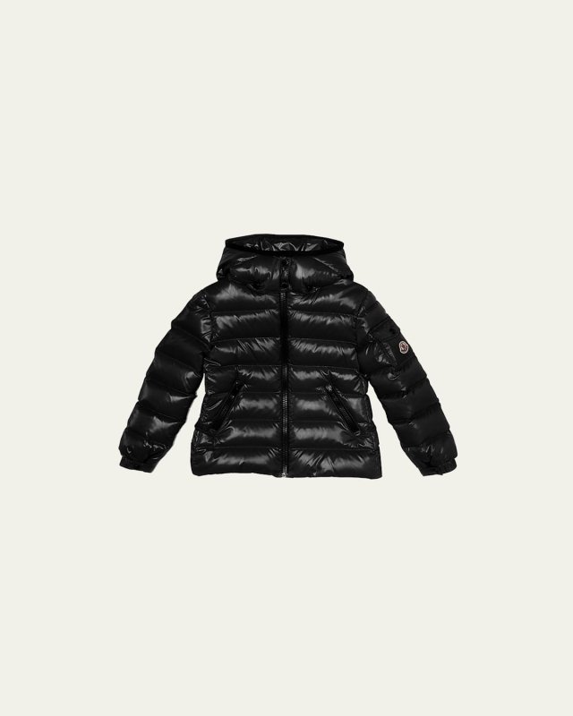 Girl's Bady Quilted Logo Jacket, Size 8-14