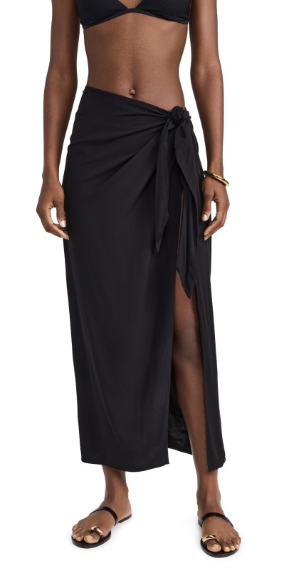 LSPACE Portola Sarong Black