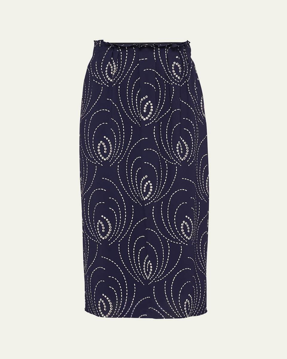 Sable Goccia Midi Skirt