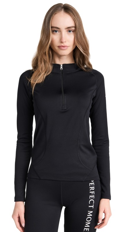 Perfect Moment Thermal Back Seam Black