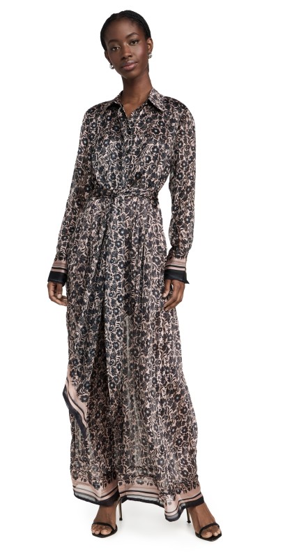 Sabina Musayev Yana Dress Black Print