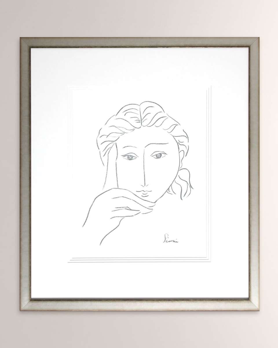 Woman's Face Sketch I 28" x 32"