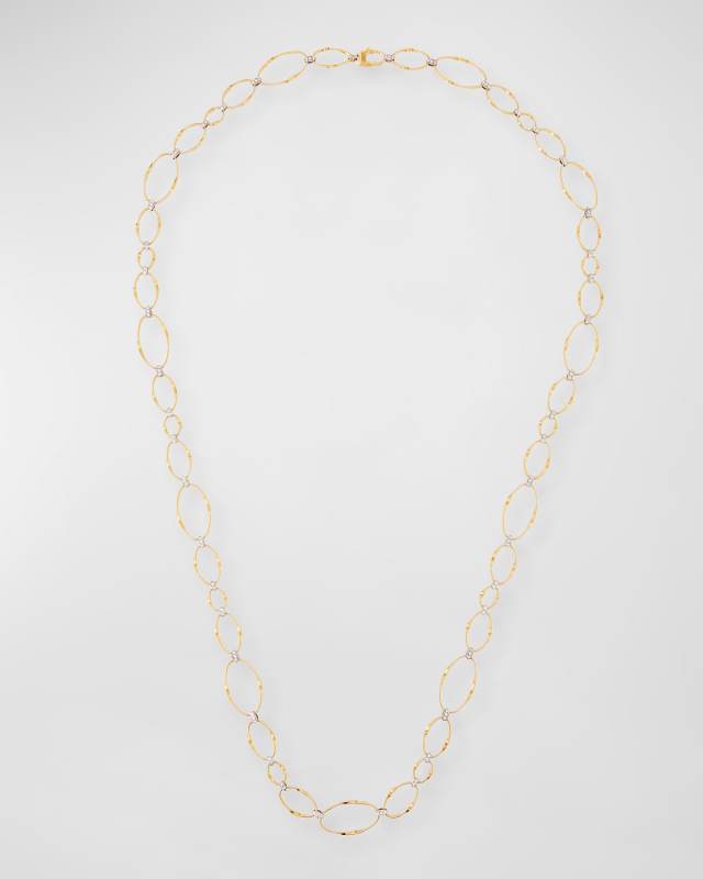 Marrakech Onde 18k Long Diamond Necklace