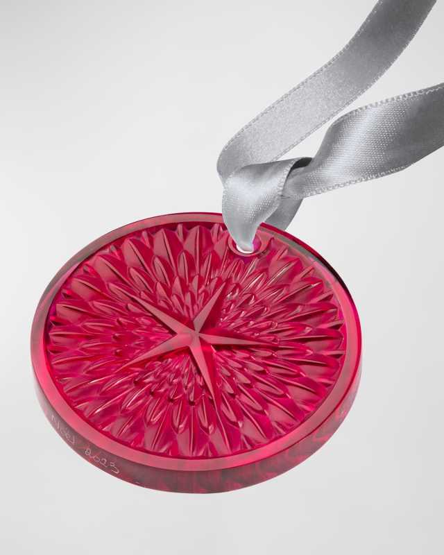 Plumes Christmas Ornament, Red