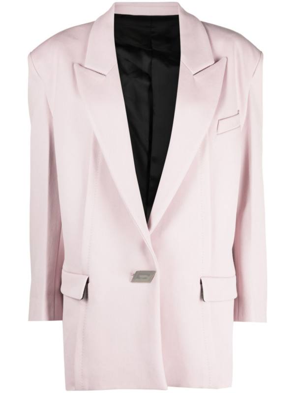 single-breasted blazer