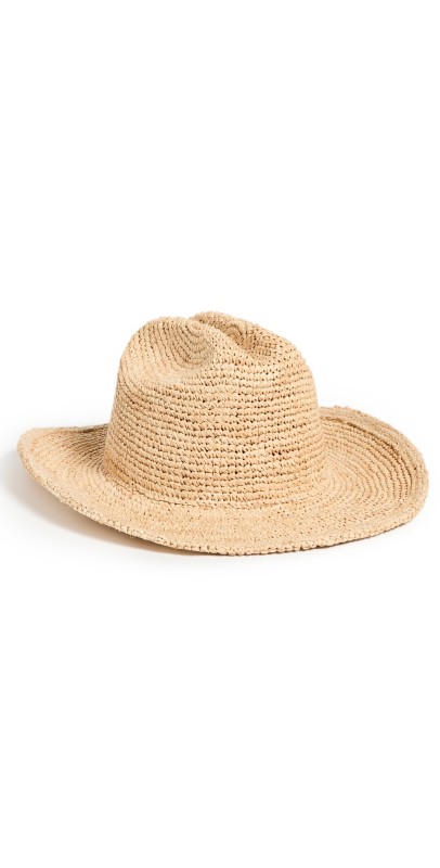 Lack Of Color Raffia Cowboy Hat Natural