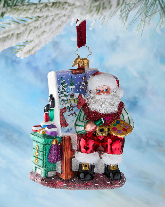 Pretty As A Picture Christmas Ornament