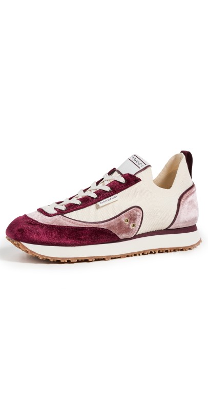 Zimmermann Zimmermann Retro Sneakers Burgundy/Cream