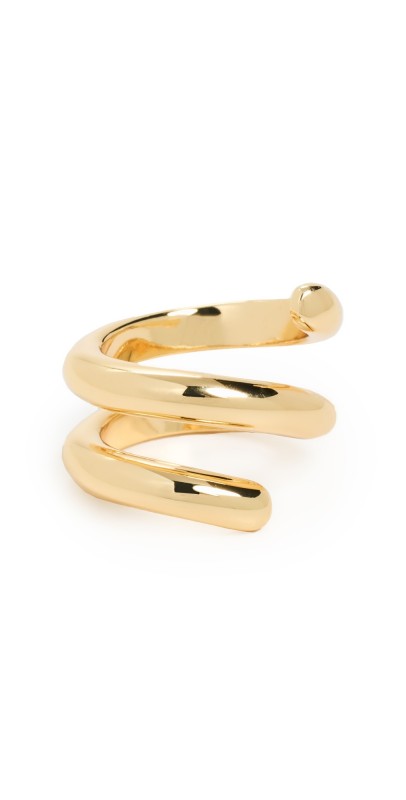 Madewell Tube Statement Ring Pale Gold
