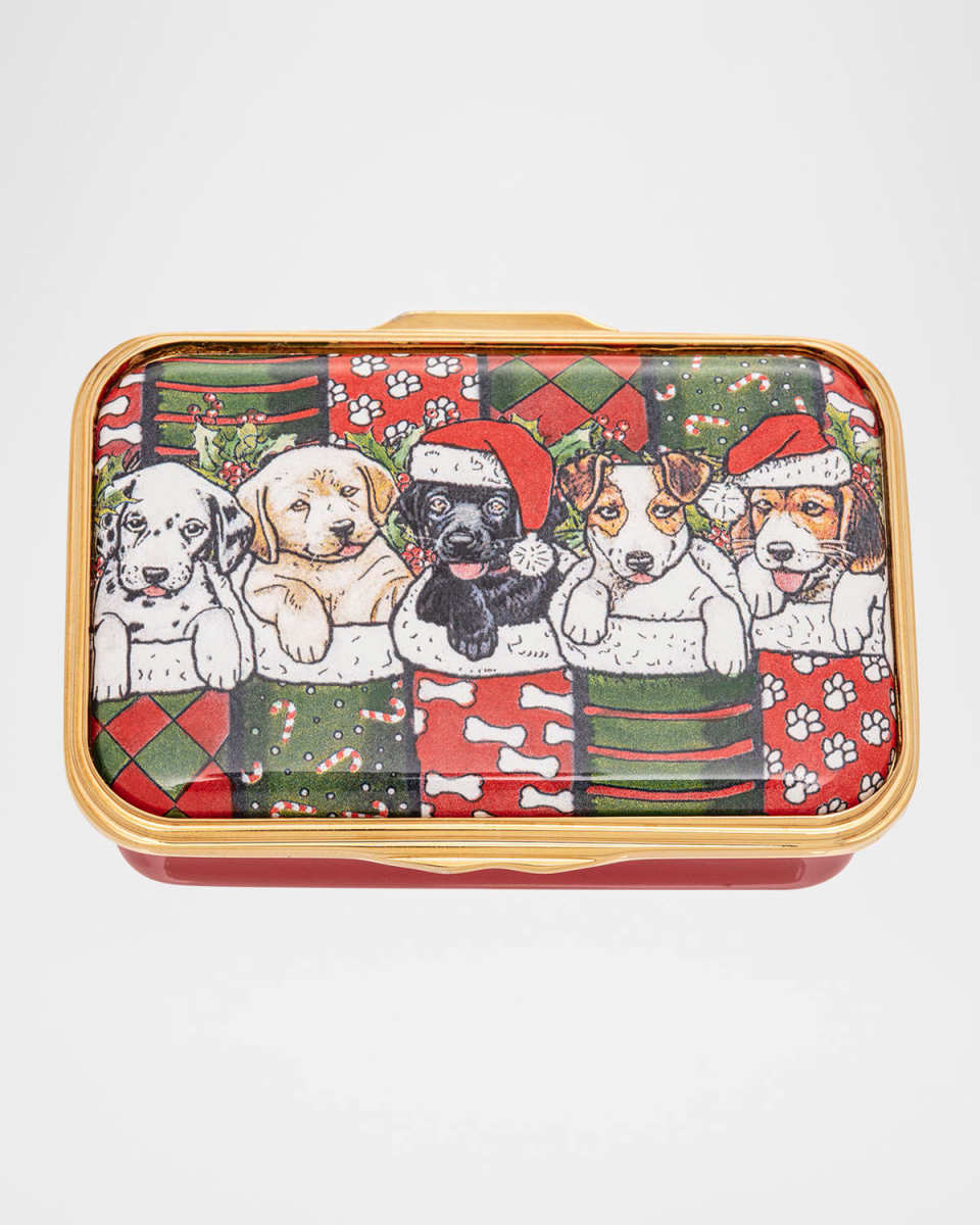 Have a Pawsitively Amazing Christmas Enamel Box