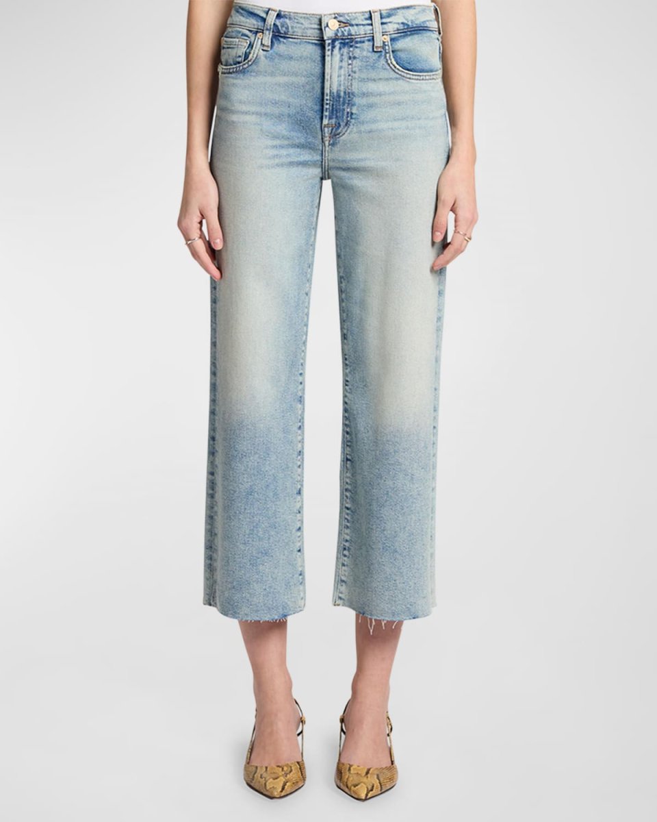 Cropped Alexa Jeans with Raw Hem
