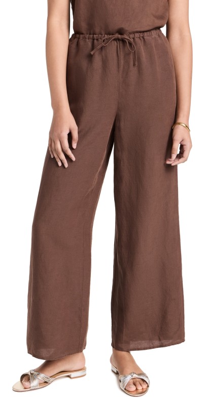 Onia Air Linen Drawstring Pants Hickory