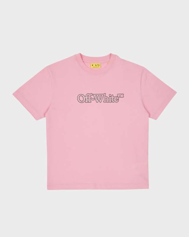 Girl's Glitter Trim Logo-Print T-Shirt, Size 4-12