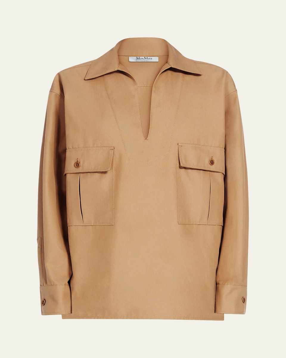 Ulrico Johnny-Collar Shirt