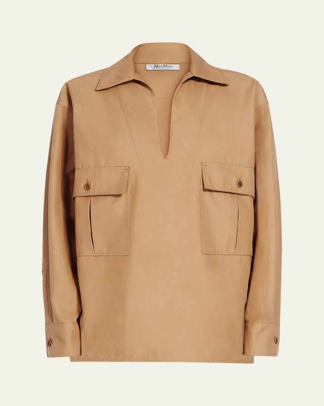 Ulrico Johnny-Collar Shirt