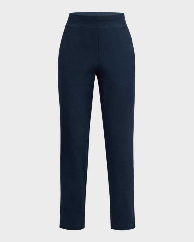 Cropped Stretch Crepe Skinny Pants