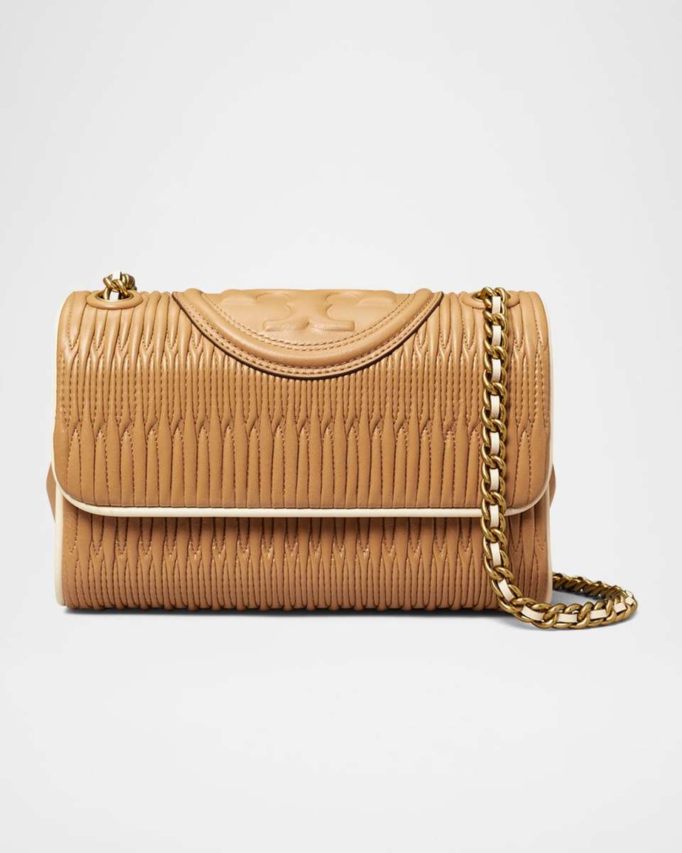Fleming Small Pleated Convertible Shoulder Bag
