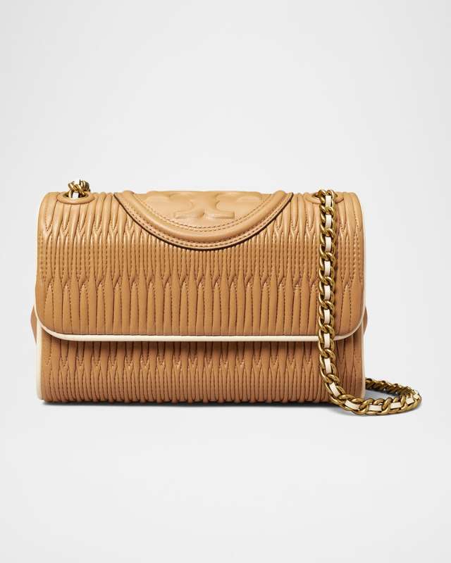 Fleming Small Pleated Convertible Shoulder Bag