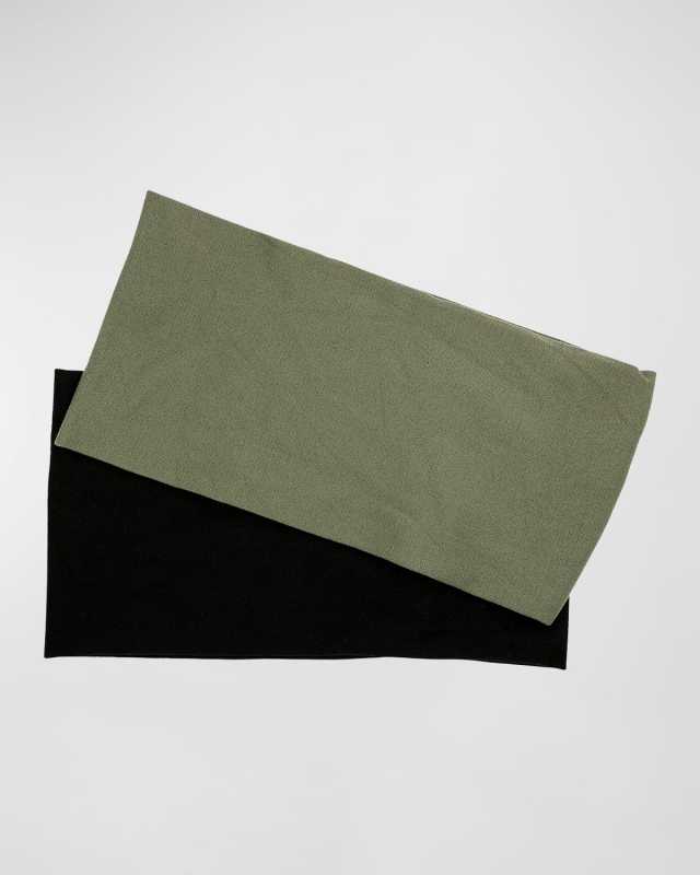 Italian Bandeau Wide Headbands, Set of 2