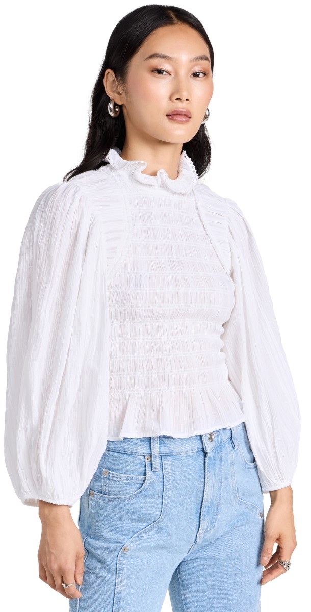 Isabel Marant Étoile Idris Top White