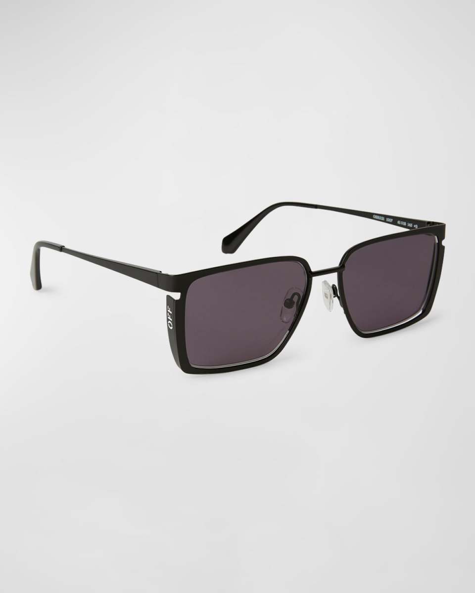 Yoder Metal & Acetate Square Sunglasses