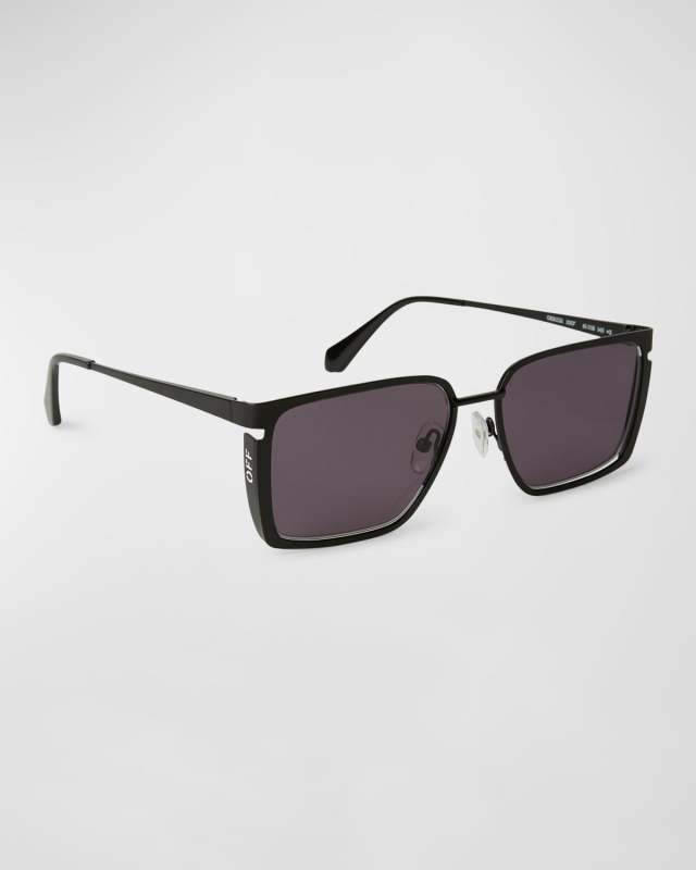 Yoder Metal & Acetate Square Sunglasses