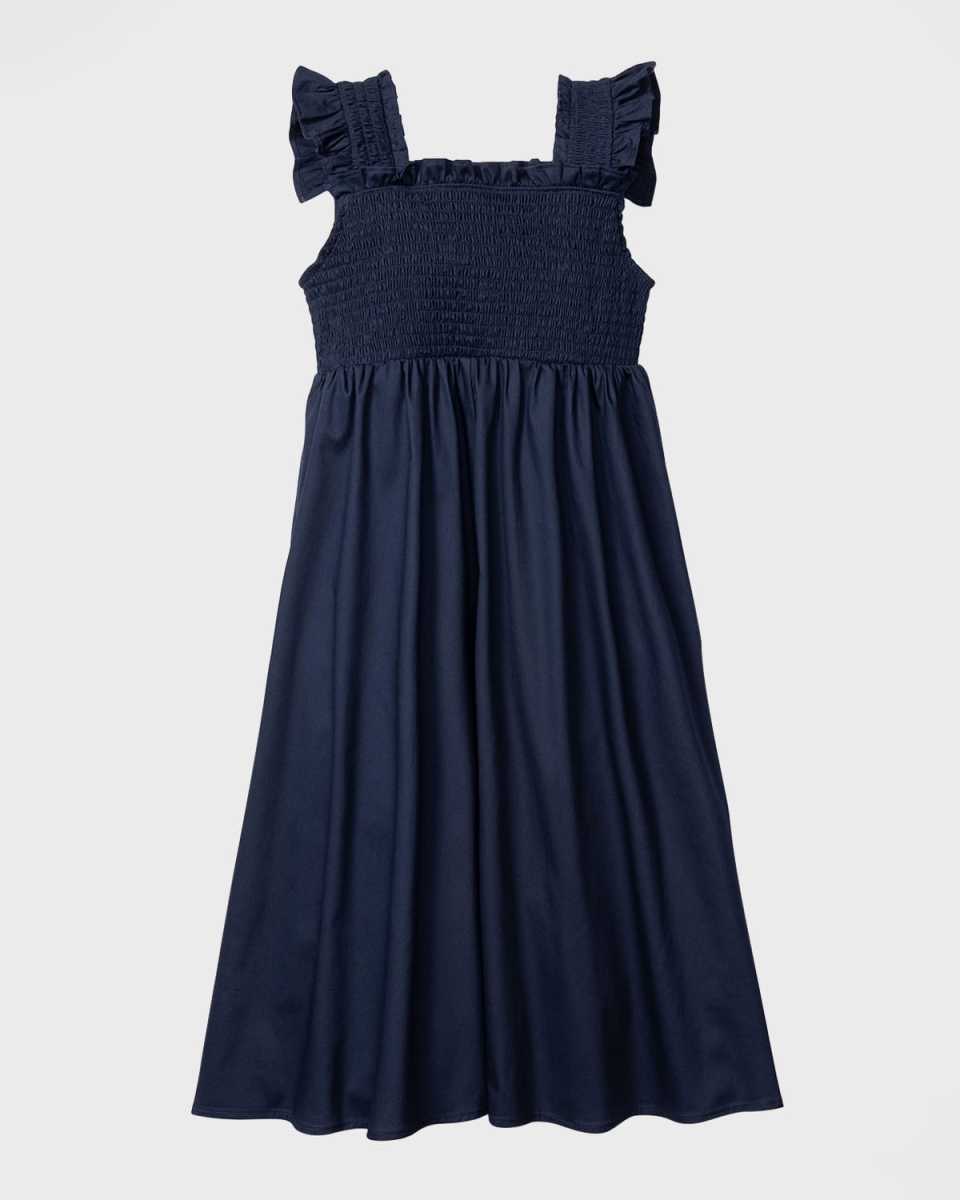Girl's Margaux Twill Sun Dress, Size 2-12