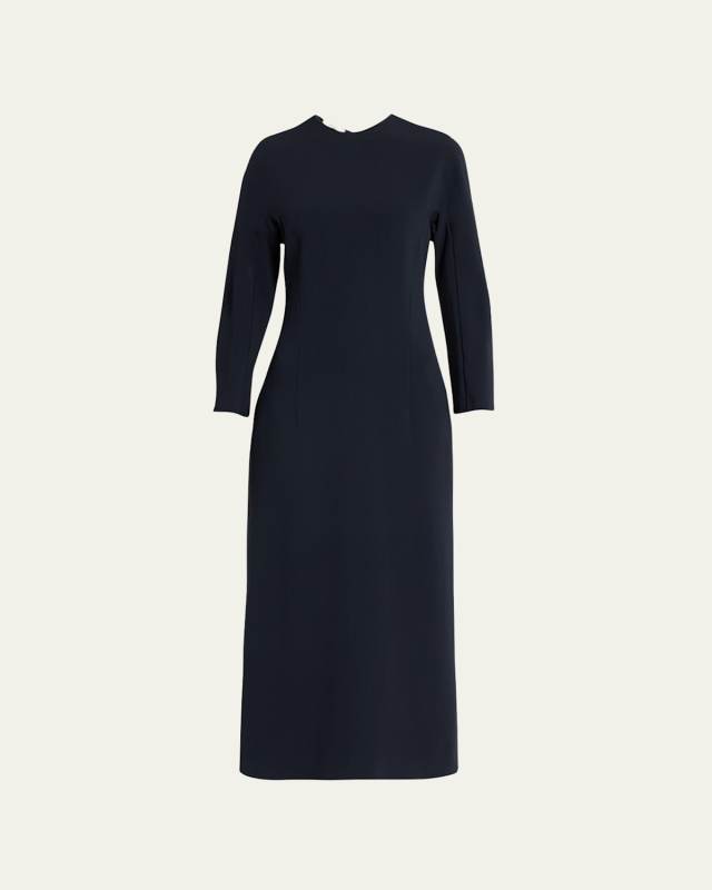 Elia Long-Sleeve Viscose Dress