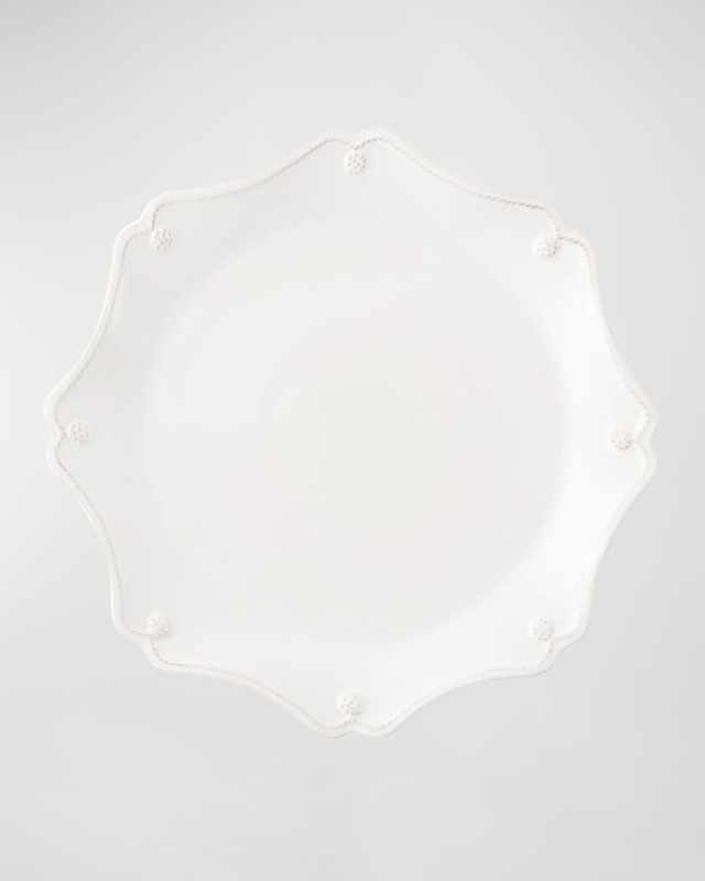 Berry & Thread Whitewash Scalloped Charger