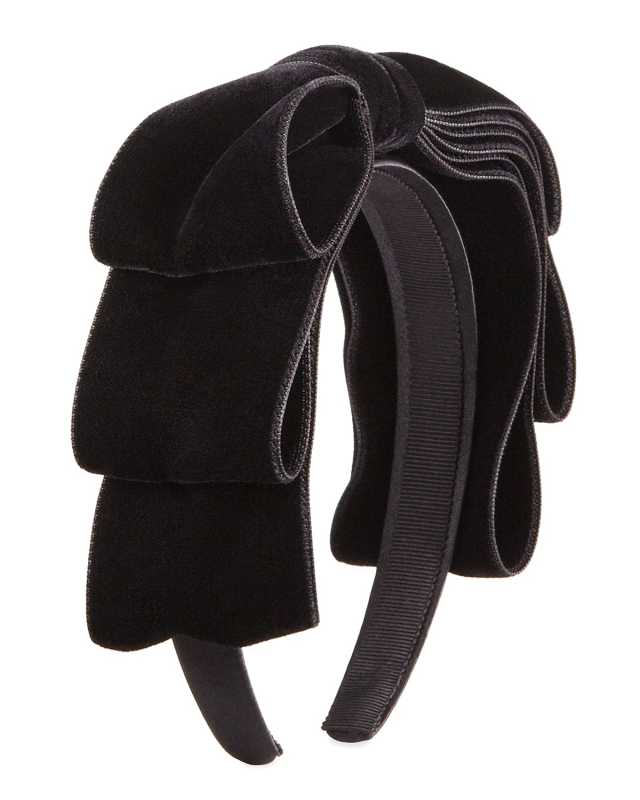 Katya Velvet Bow Headband