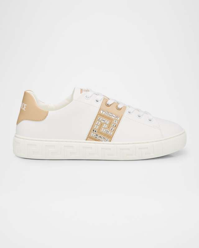 La Greca Crystal Low-Top Sneakers