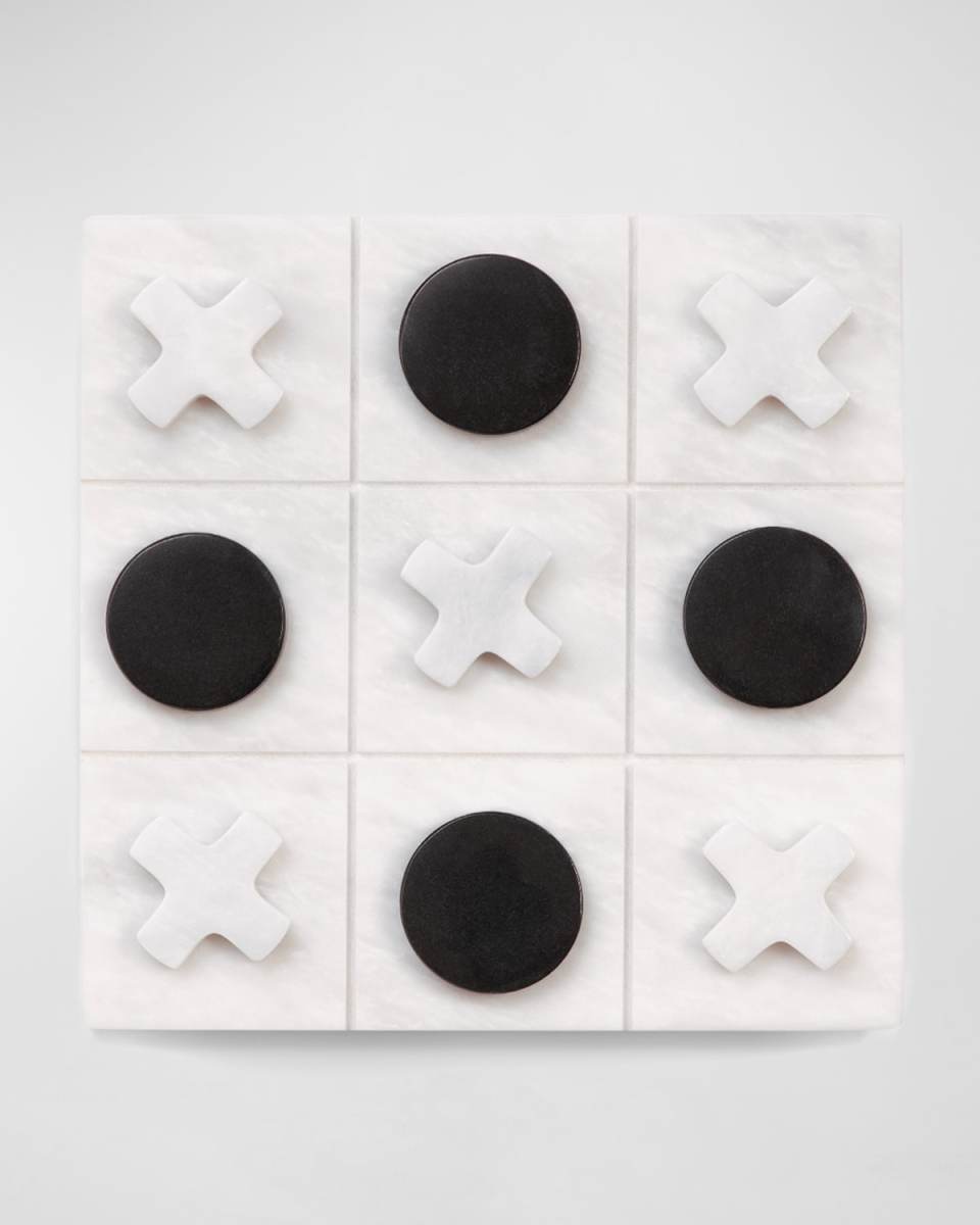 Marble Tic-Tac-Toe Set
