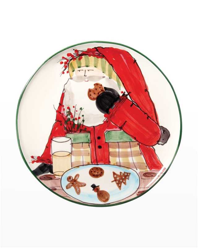 Old St. Nick Cookie Plate