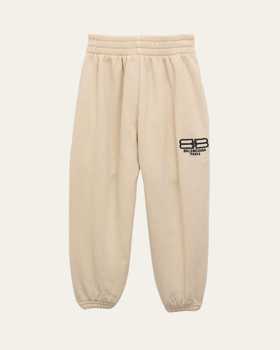 Kid's Logo Embroidered Jogger Pants, Size 2-10