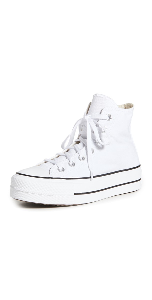 Converse Chuck Taylor All Star Lift High Top Sneakers White/Black/White