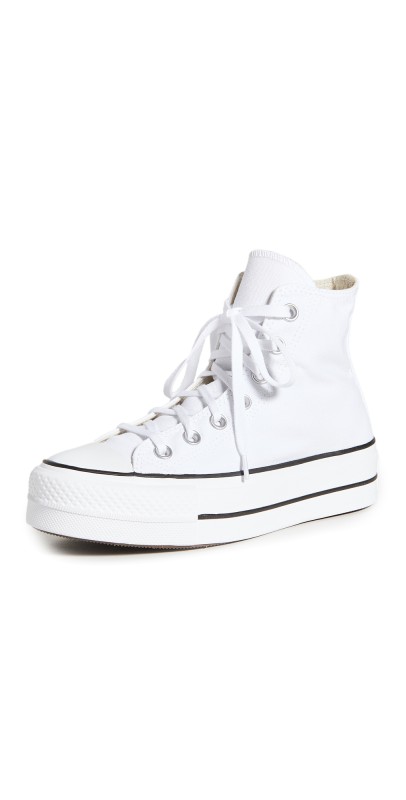 Converse Chuck Taylor All Star Lift High Top Sneakers White/Black/White