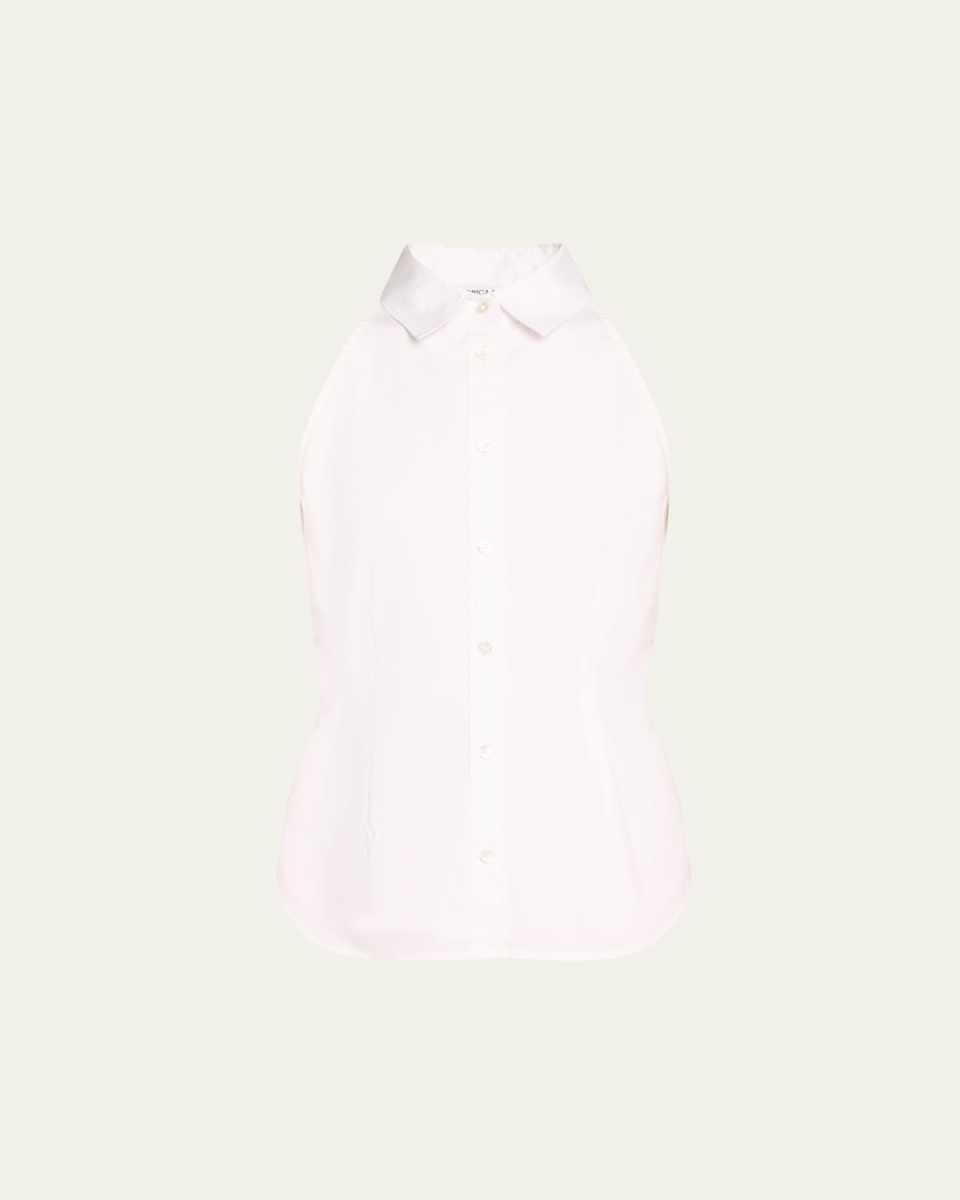 Harper Sleeveless Button-Front Top