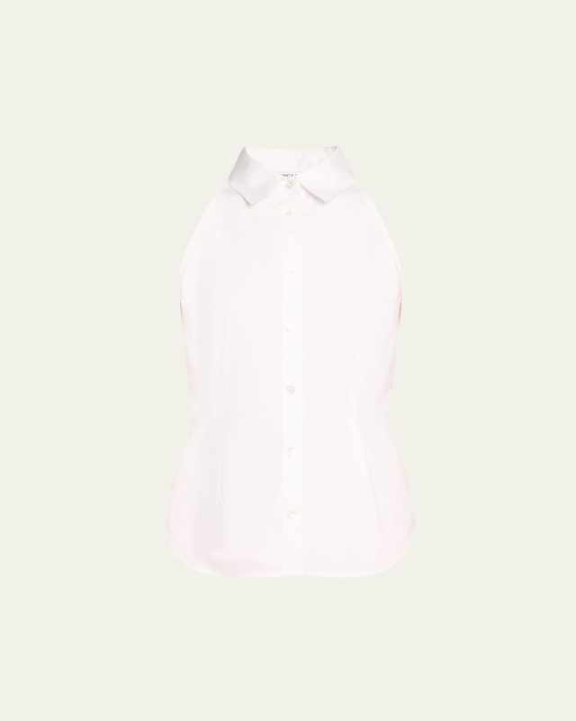 Harper Sleeveless Button-Front Top