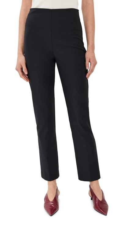 Róhe Cigarette Leg Trousers Black
