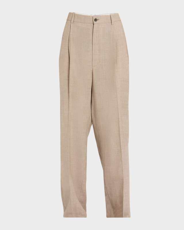 Tor Pintuck Wool Pants